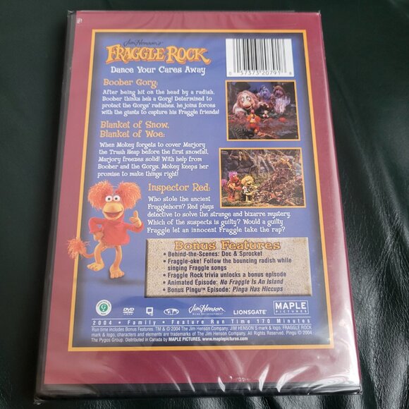 Jim Henson's Fraggle Rock Dance Your Cares Away (DVD) - NEW & SEALED - Picture 3 of 4